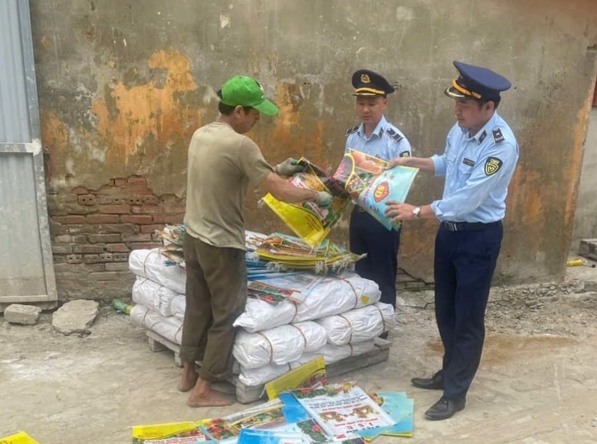 Tổng số phân bón giả bị phát hiện, thu giữ là 67,2 tấn. Ảnh: Dms.gov.vn. Tổng số phân bón giả bị phát hiện, thu giữ là 67,2 tấn. Ảnh: Dms.gov.vn.