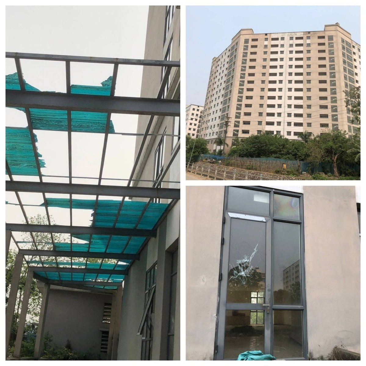 Dự án đầu tư xây dựng nhà tái định cư tại phường Trần Phú nằm ở ngõ 587 Tam Trinh đang xuống cấp nghiêm trọng. Ảnh: PT. Dự án đầu tư xây dựng nhà tái định cư tại phường Trần Phú nằm ở ngõ 587 Tam Trinh đang xuống cấp nghiêm trọng. Ảnh: PT.