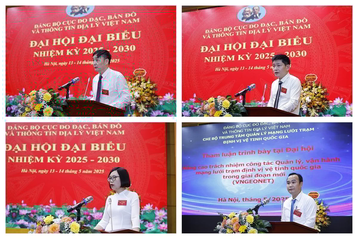Các đại biểu tham luận tại Đại hội. Ảnh Khương Trung. Các đại biểu tham luận tại Đại hội. Ảnh Khương Trung.