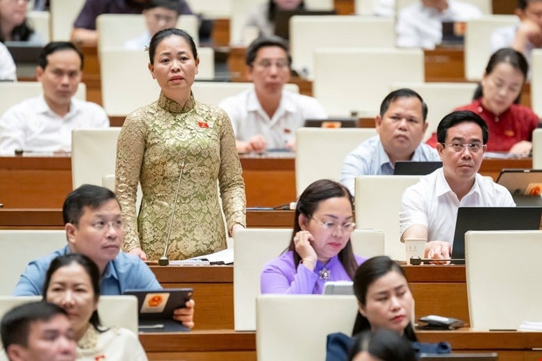 Đại biểu Nguyễn Thị Thu Dung, Đoàn ĐBQH tỉnh Thái Bình. Ảnh: Quốc hội. Đại biểu Nguyễn Thị Thu Dung, Đoàn ĐBQH tỉnh Thái Bình. Ảnh: Quốc hội.