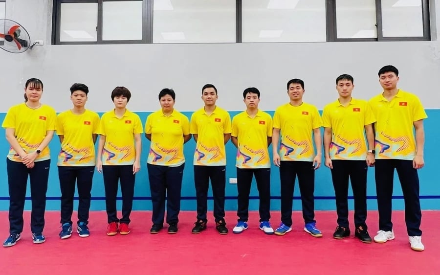 Các tay vợt từng góp mặt ở đội tuyển bóng bàn quốc gia dự Giải vô địch Đông Nam Á 2024 đều góp mặt ở Giải bóng bàn vô địch quốc gia - Báo Nhân Dân năm 2025. Ảnh: Nguyễn Minh. Các tay vợt từng góp mặt ở đội tuyển bóng bàn quốc gia dự Giải vô địch Đông Nam Á 2024 đều góp mặt ở Giải bóng bàn vô địch quốc gia - Báo Nhân Dân năm 2025. Ảnh: Nguyễn Minh.