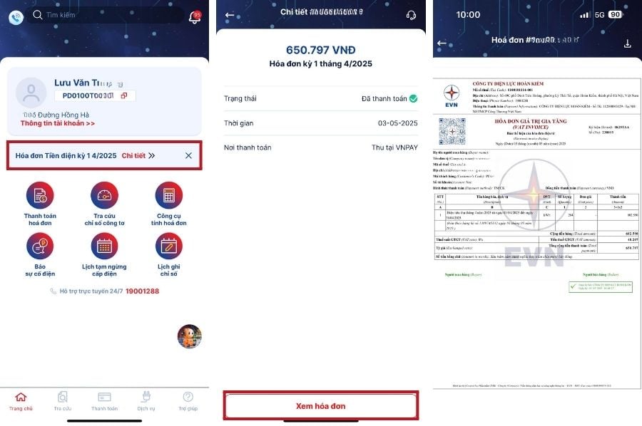 Cách tra cứu hóa đơn tiền điện trên App EVNHANOI. Cách tra cứu hóa đơn tiền điện trên App EVNHANOI.