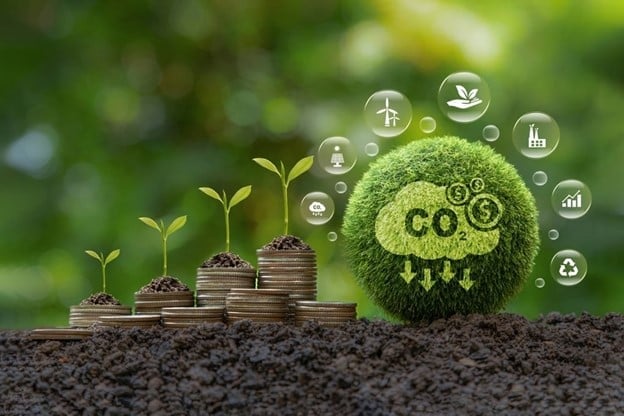 Các quốc gia phát triển đi đầu trong việc thiết lập thị trường carbon tuân thủ và tự nguyện, thường có mối liên hệ chặt chẽ với các cơ chế tài chính xanh. Ảnh minh họa. Các quốc gia phát triển đi đầu trong việc thiết lập thị trường carbon tuân thủ và tự nguyện, thường có mối liên hệ chặt chẽ với các cơ chế tài chính xanh. Ảnh minh họa.