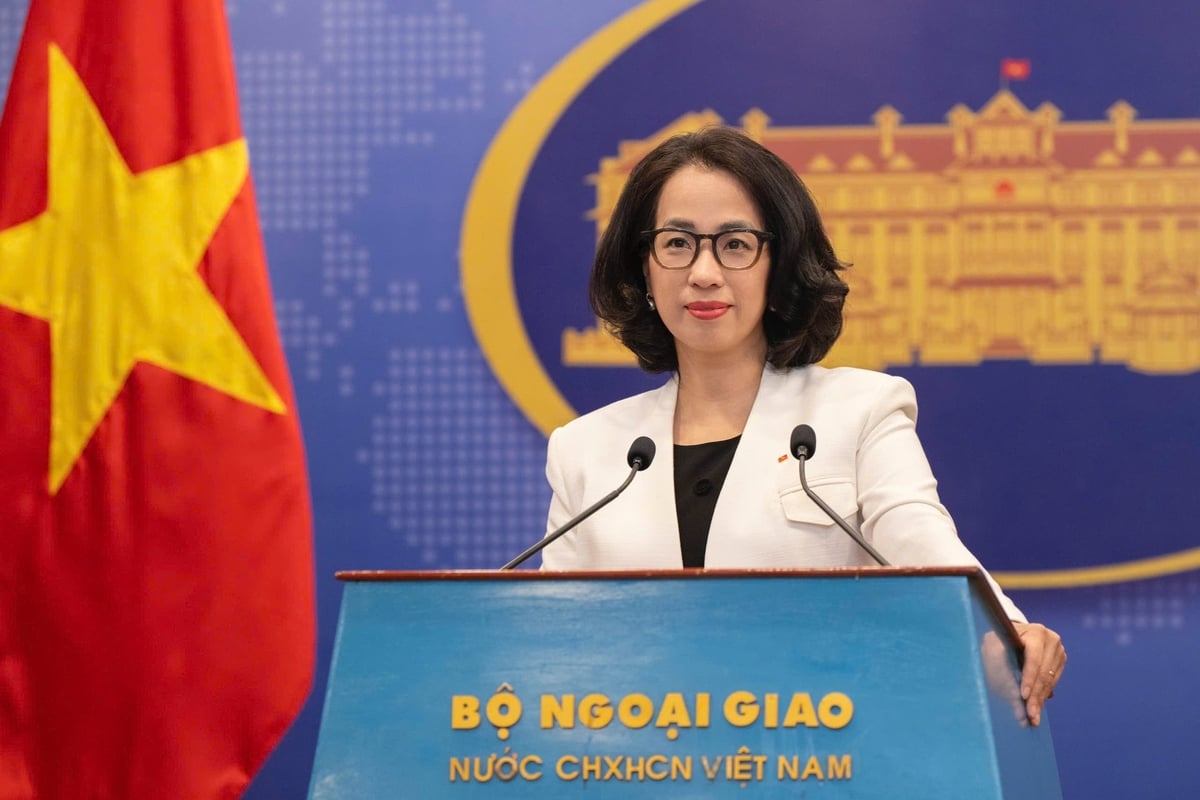 Người phát ngôn Bộ Ngoại giao Việt Nam Phạm Thu Hằng. Ảnh: MOFA. Người phát ngôn Bộ Ngoại giao Việt Nam Phạm Thu Hằng. Ảnh: MOFA.