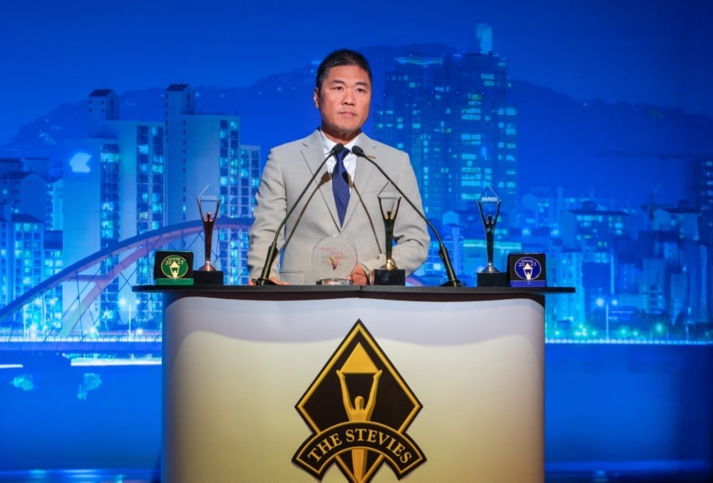 Ông Tạ Ngọc Đa, đại diện ROX Group nhận giải thưởng Stevie Awards 2025. Ảnh: Thu Nga. Ông Tạ Ngọc Đa, đại diện ROX Group nhận giải thưởng Stevie Awards 2025. Ảnh: Thu Nga.