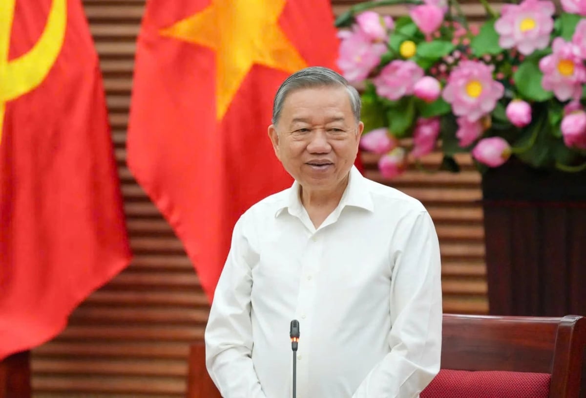 Tổng Bí thư Tô Lâm phát biểu chỉ đạo tại Hội nghị. Ảnh: Thành Cường. Tổng Bí thư Tô Lâm phát biểu chỉ đạo tại Hội nghị. Ảnh: Thành Cường.