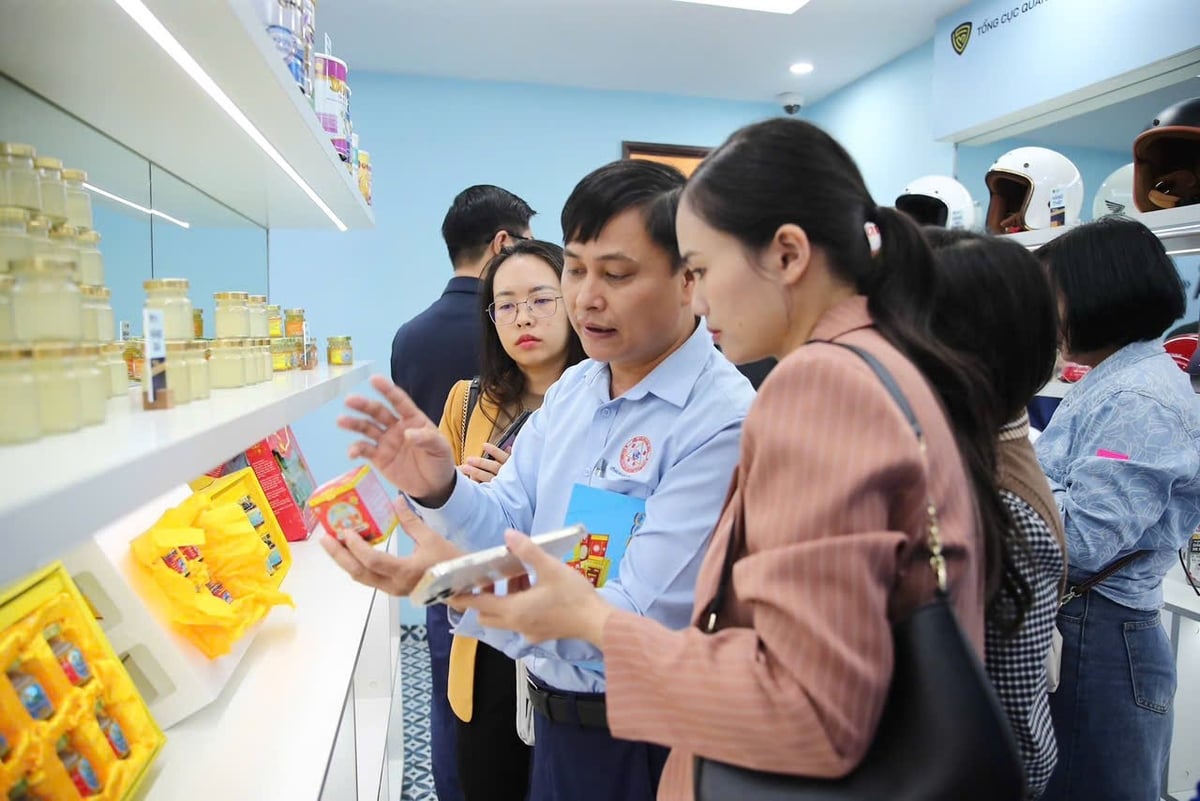 Sẩn phẩm yến sào giả được trưng bày tại phòng triển lãm Cục Quản lý thị trường. Ảnh: YS. Sẩn phẩm yến sào giả được trưng bày tại phòng triển lãm Cục Quản lý thị trường. Ảnh: YS.