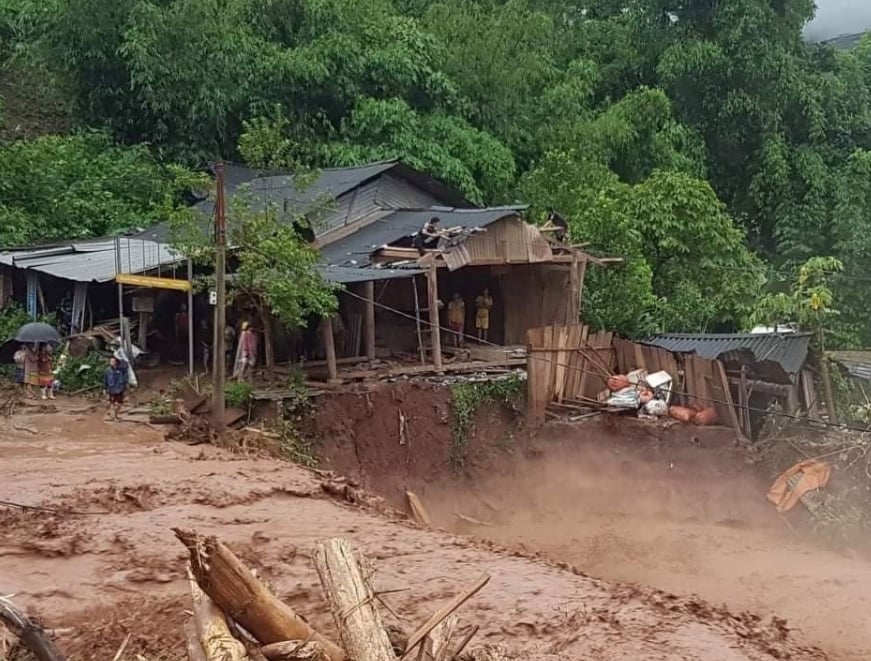 Tỉnh Điện Biên hàng năm chịu nhiều thiệt hại do thiên tai. Ảnh: Trần Hương. Tỉnh Điện Biên hàng năm chịu nhiều thiệt hại do thiên tai. Ảnh: Trần Hương.