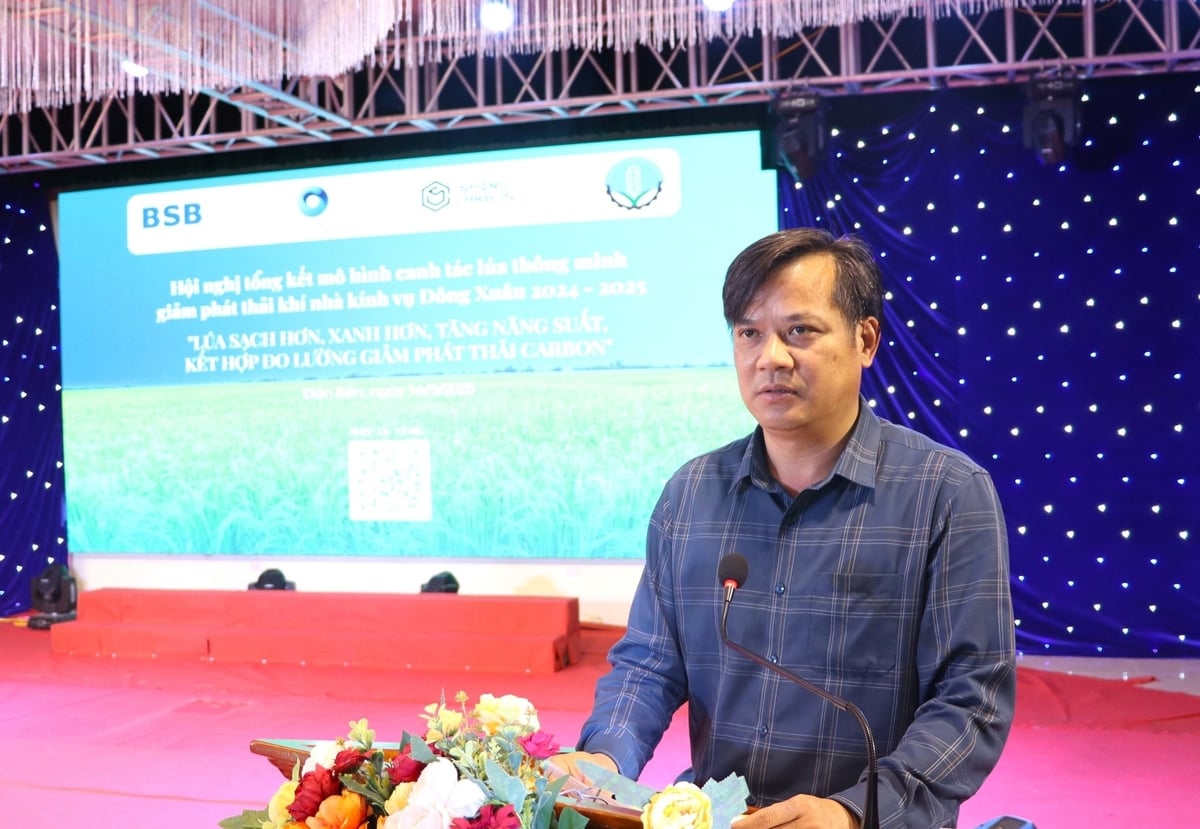 Phó Chủ tịch UBND tỉnh Điện Biên Lò Văn Cương phát biểu tại hội nghị. Ảnh: Trần Hương. Phó Chủ tịch UBND tỉnh Điện Biên Lò Văn Cương phát biểu tại hội nghị. Ảnh: Trần Hương.
