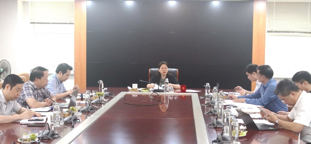 Thứ trưởng Bộ Nông nghiệp và Môi trường Nguyễn Thị Phương Hoa yêu cầu Vụ Tổ chức cán bộ phối hợp với các đơn vị sớm xây dựng Thông tư quy định công tác thi đua khen thưởng của Bộ Nông và quy chế khen thưởng của Bộ Nông nghiệp và Môi trường. Ảnh: Trường Giang. Thứ trưởng Bộ Nông nghiệp và Môi trường Nguyễn Thị Phương Hoa yêu cầu Vụ Tổ chức cán bộ phối hợp với các đơn vị sớm xây dựng Thông tư quy định công tác thi đua khen thưởng của Bộ Nông và quy chế khen thưởng của Bộ Nông nghiệp và Môi trường. Ảnh: Trường Giang.