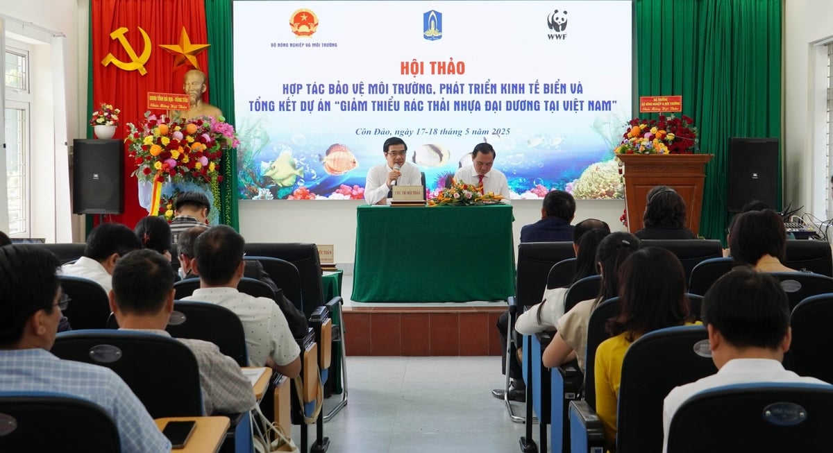 Ông Nguyễn Đức Toàn: 'Giảm thải rác thải nhựa đại dương cần sự chung tay của tất cả địa phương, chính quyền và người dân'. Ảnh: Lê Bình. Ông Nguyễn Đức Toàn: 'Giảm thải rác thải nhựa đại dương cần sự chung tay của tất cả địa phương, chính quyền và người dân'. Ảnh: Lê Bình.