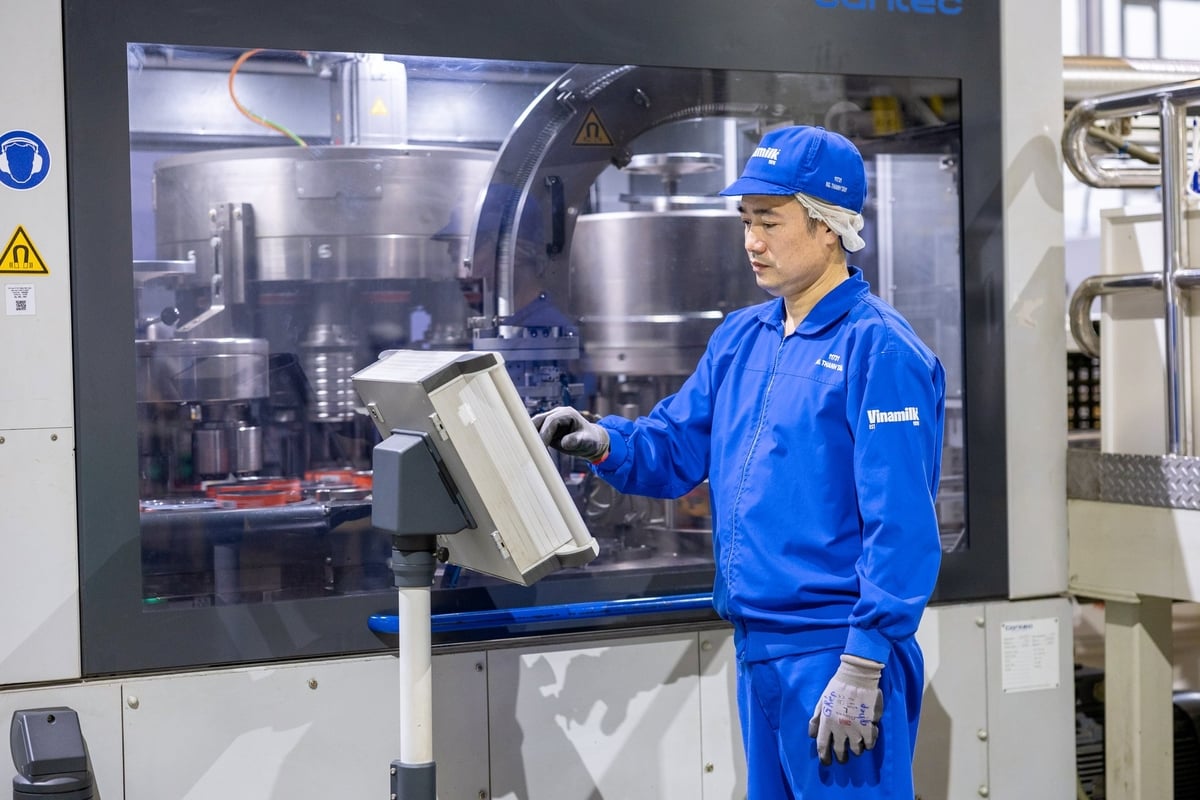 Phân đoạn sản xuất tự động tại nhà máy sữa bột Việt Nam của Vinamilk. Ảnh: Viên An. Phân đoạn sản xuất tự động tại nhà máy sữa bột Việt Nam của Vinamilk. Ảnh: Viên An.