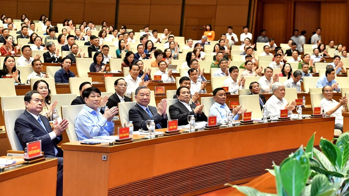 Tổng Bí thư Tô Lâm và các đồng chí lãnh đạo Đảng, Nhà nước tham dự hội nghị. Ảnh: VGP/Nhật Bắc. Tổng Bí thư Tô Lâm và các đồng chí lãnh đạo Đảng, Nhà nước tham dự hội nghị. Ảnh: VGP/Nhật Bắc.
