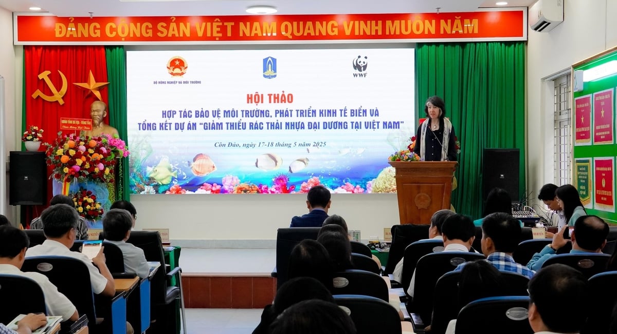 Trong 5 năm, nhiều mô hình sáng tạo được triển khai từ dự án giảm thiểu rác thải nhựa đại dương tại Việt Nam. Ảnh: Lê Bình. Trong 5 năm, nhiều mô hình sáng tạo được triển khai từ dự án giảm thiểu rác thải nhựa đại dương tại Việt Nam. Ảnh: Lê Bình.