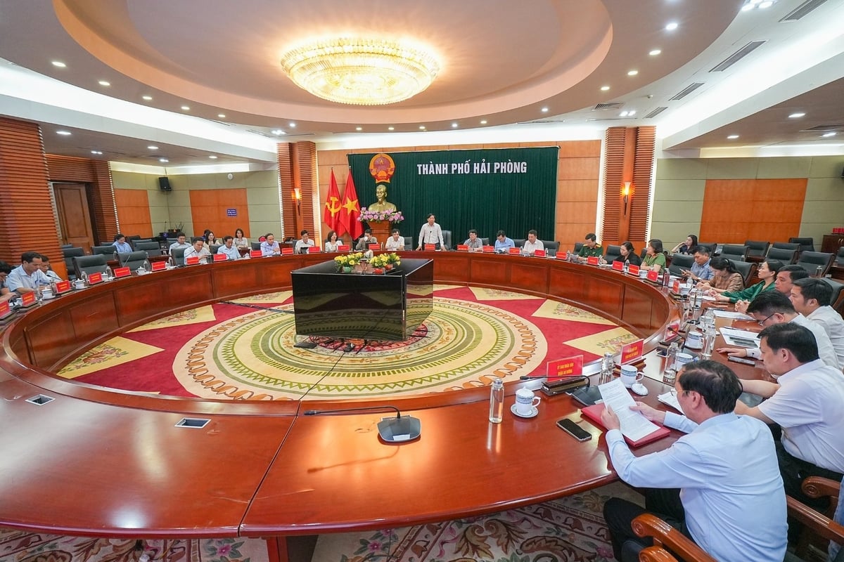 Ban Chỉ đạo các Chương trình mục tiêu quốc gia và Phát triển bền vững thành phố Hải Phòng tổ chức họp thảo luận. Ảnh: Đàm Thanh. Ban Chỉ đạo các Chương trình mục tiêu quốc gia và Phát triển bền vững thành phố Hải Phòng tổ chức họp thảo luận. Ảnh: Đàm Thanh.