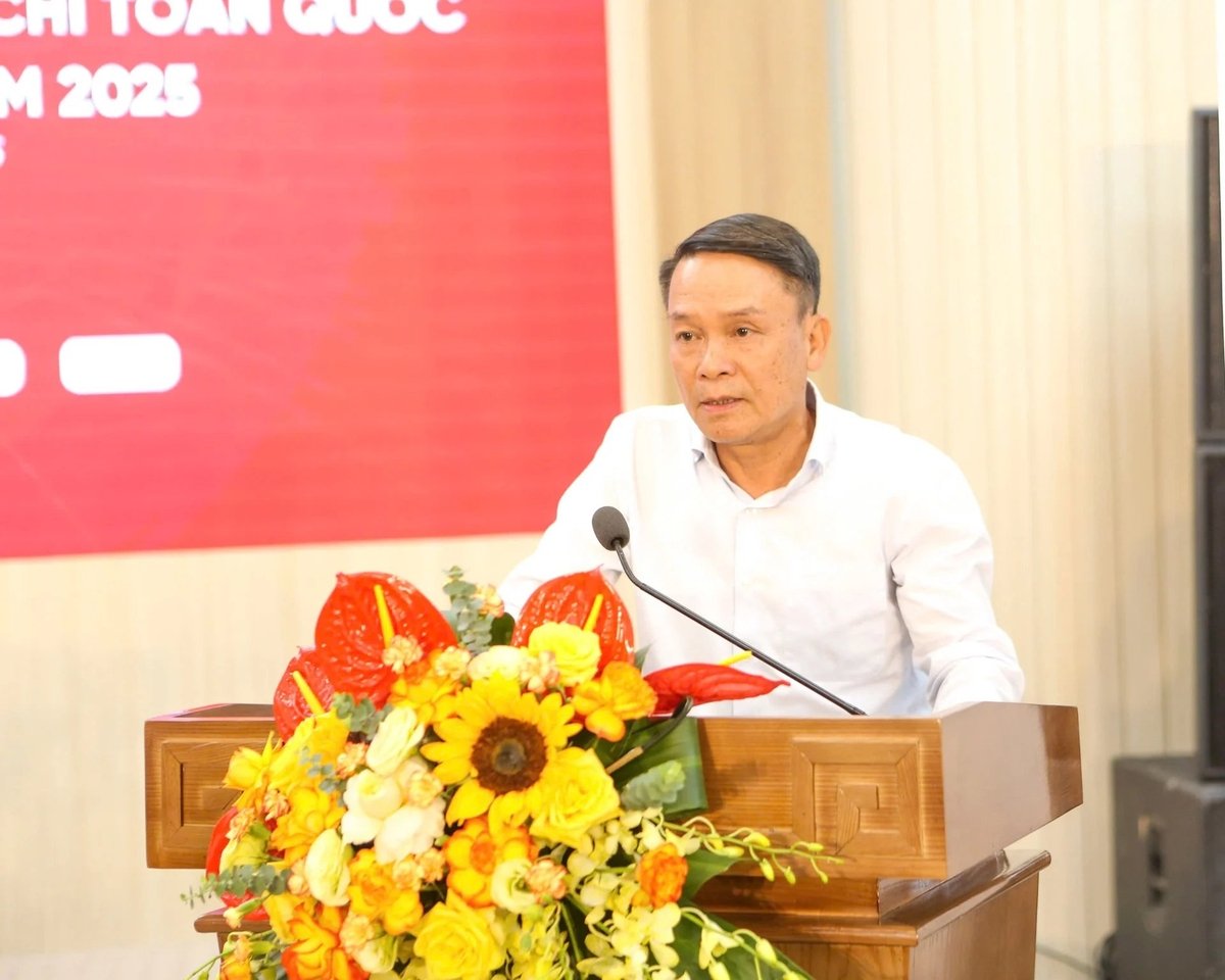 Ông Nguyễn Đức Lợi - Phó Chủ tịch thường trực Hội Nhà báo Việt Nam, Phó trưởng ban chỉ đạo Press Cup 2025 phát biểu tại buổi họp báo. Ảnh: Trung Dũng. Ông Nguyễn Đức Lợi - Phó Chủ tịch thường trực Hội Nhà báo Việt Nam, Phó trưởng ban chỉ đạo Press Cup 2025 phát biểu tại buổi họp báo. Ảnh: Trung Dũng.