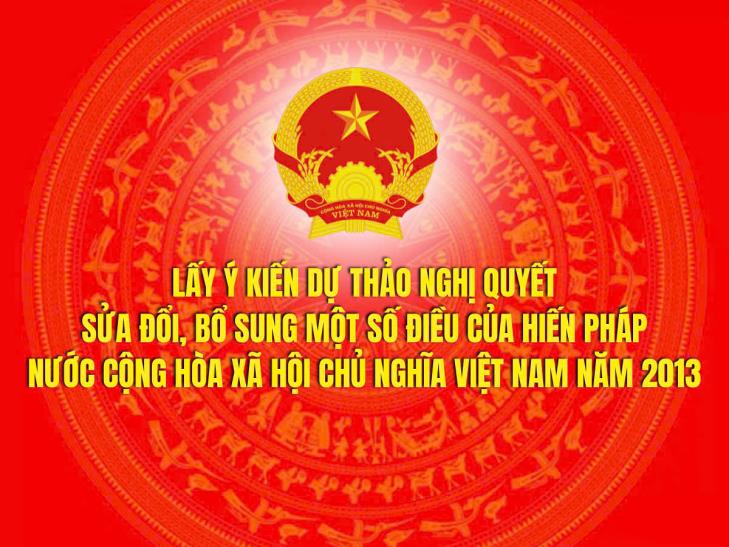 Bộ Nông nghiệp và Môi trường sẽ tổ chức tham gia ý kiến dự thảo Nghị quyết sửa đổi, bổ sung một số điều của Hiến pháp năm 2013. Ảnh: Chinhphu.vn Bộ Nông nghiệp và Môi trường sẽ tổ chức tham gia ý kiến dự thảo Nghị quyết sửa đổi, bổ sung một số điều của Hiến pháp năm 2013. Ảnh: Chinhphu.vn