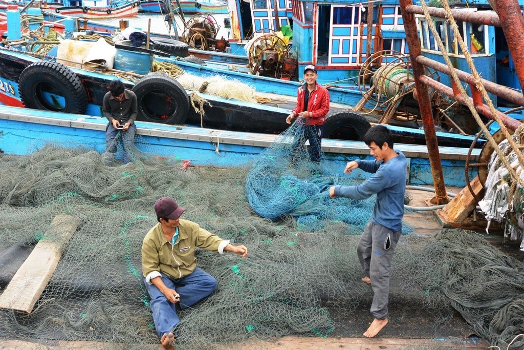 Thiếu lao động đi biển gây khó khăn đối với việc phát triển khai thác thủy sản của Đà Nẵng. Ảnh: Lan Anh. Thiếu lao động đi biển gây khó khăn đối với việc phát triển khai thác thủy sản của Đà Nẵng. Ảnh: Lan Anh.
