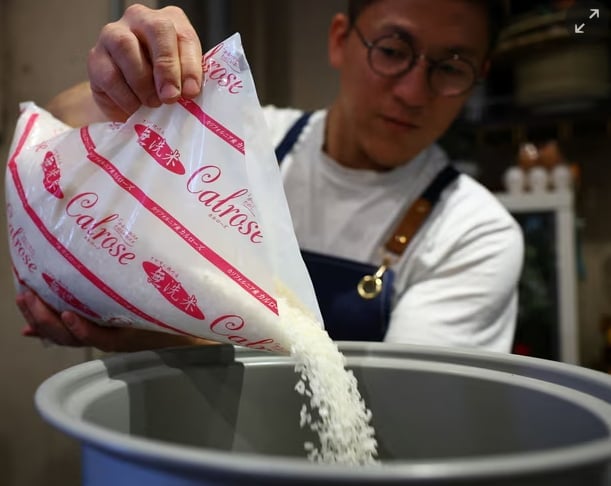 Consumers in Japan blame the government for failing to rein in the cost of rice. Photograph: Kim Kyung-Hoon/Reuters.