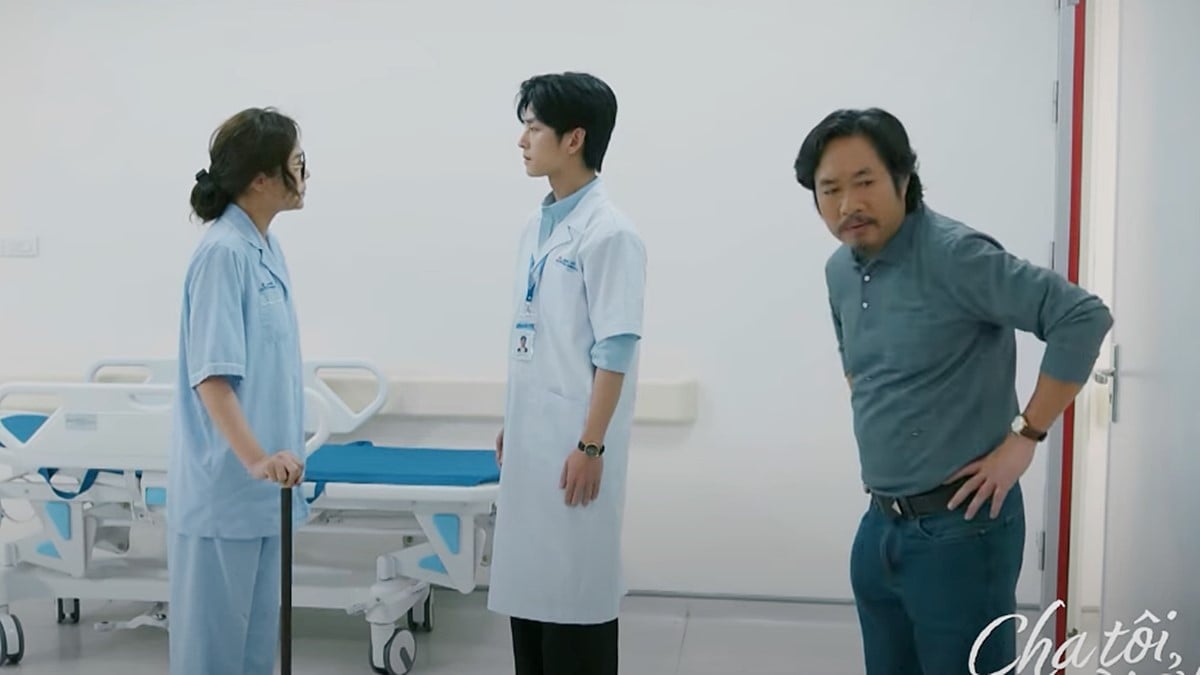 Ông Chính khó chịu khi bà Liên vẫn dằn vặt Nguyên. Ảnh CMH Ông Chính khó chịu khi bà Liên vẫn dằn vặt Nguyên. Ảnh CMH
