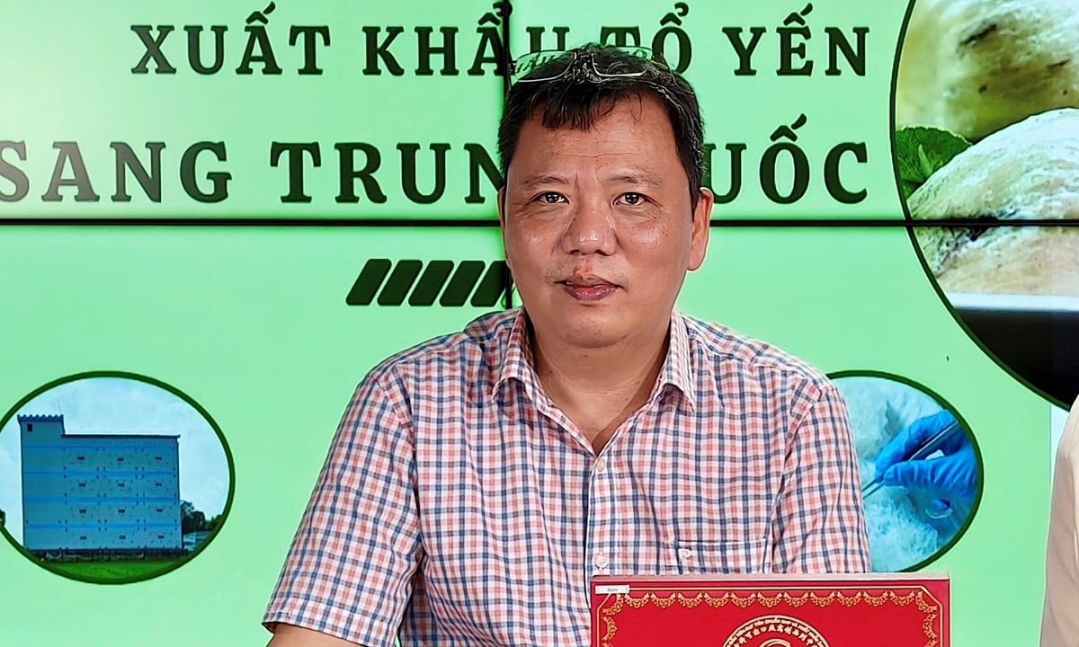 TS Ngô Xuân Nam vừa tham gia Tọa đàm về xuất khẩu tổ yến cùng Báo Nông nghiệp và Môi trường. Ảnh: Bảo Thắng. TS Ngô Xuân Nam vừa tham gia Tọa đàm về xuất khẩu tổ yến cùng Báo Nông nghiệp và Môi trường. Ảnh: Bảo Thắng.