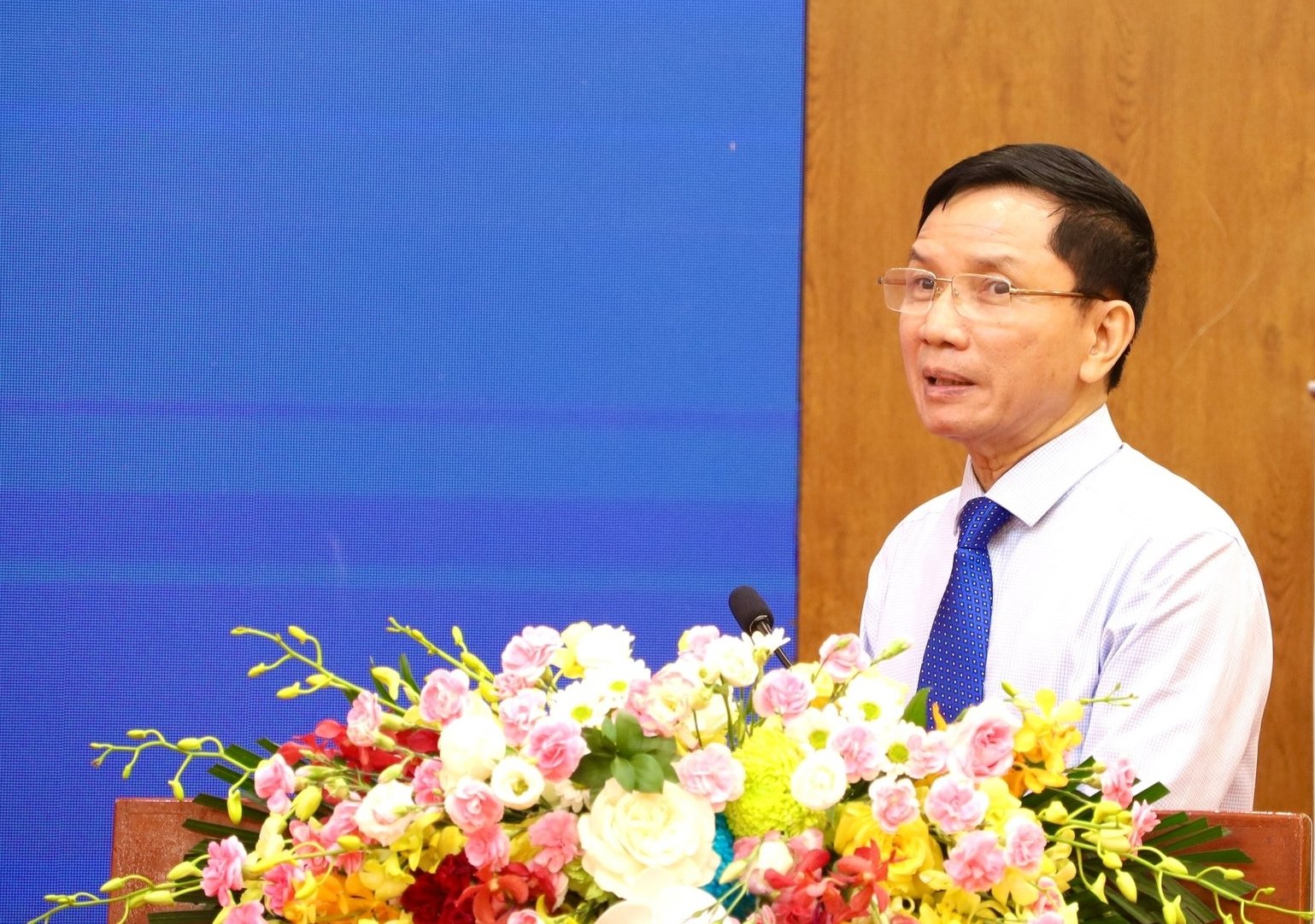 PGS.TS Nguyễn Thanh Sơn, Chủ tịch Hiệp hội Gia cầm Việt Nam phát biểu tại hội nghị 'Phát triển ngành gia cầm Việt Nam theo chuỗi giá trị bền vững' ngày 22/5. Ảnh: Phương Linh. PGS.TS Nguyễn Thanh Sơn, Chủ tịch Hiệp hội Gia cầm Việt Nam phát biểu tại hội nghị 'Phát triển ngành gia cầm Việt Nam theo chuỗi giá trị bền vững' ngày 22/5. Ảnh: Phương Linh.