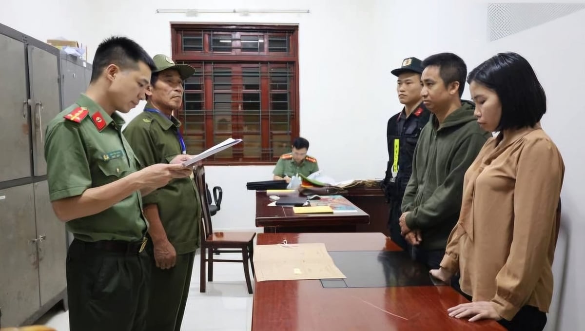 Cơ quan An ninh điều tra Công an tỉnh Lạng Sơn đã ra quyết định khởi tố, bắt tạm giam đối tượng Phạm Tuấn Phong và Đồng Thị Minh Thắng. Ảnh: Công an tỉnh Lạng Sơn. Cơ quan An ninh điều tra Công an tỉnh Lạng Sơn đã ra quyết định khởi tố, bắt tạm giam đối tượng Phạm Tuấn Phong và Đồng Thị Minh Thắng. Ảnh: Công an tỉnh Lạng Sơn.