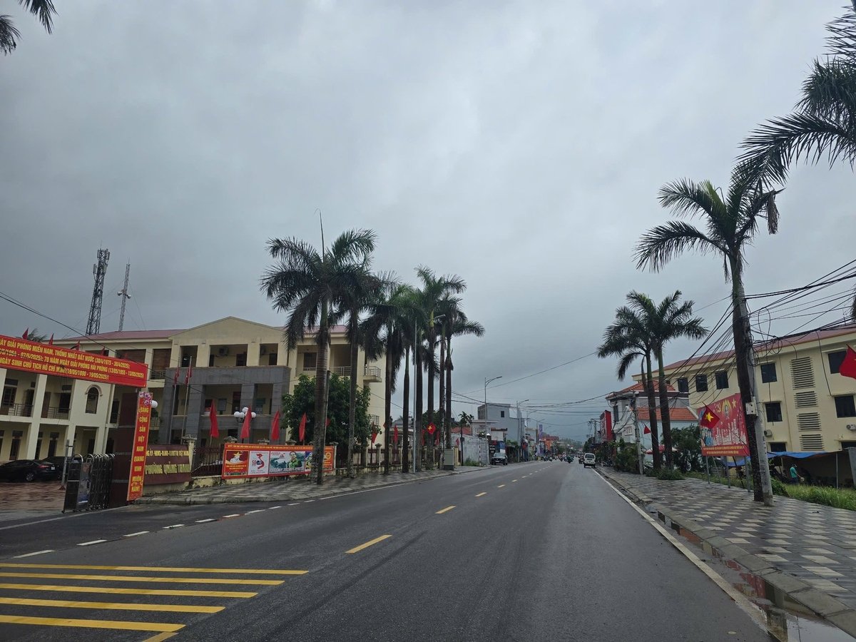 Một góc trung tâm phường Quảng Thanh hôm nay. Ảnh: Đinh Mười. Một góc trung tâm phường Quảng Thanh hôm nay. Ảnh: Đinh Mười.