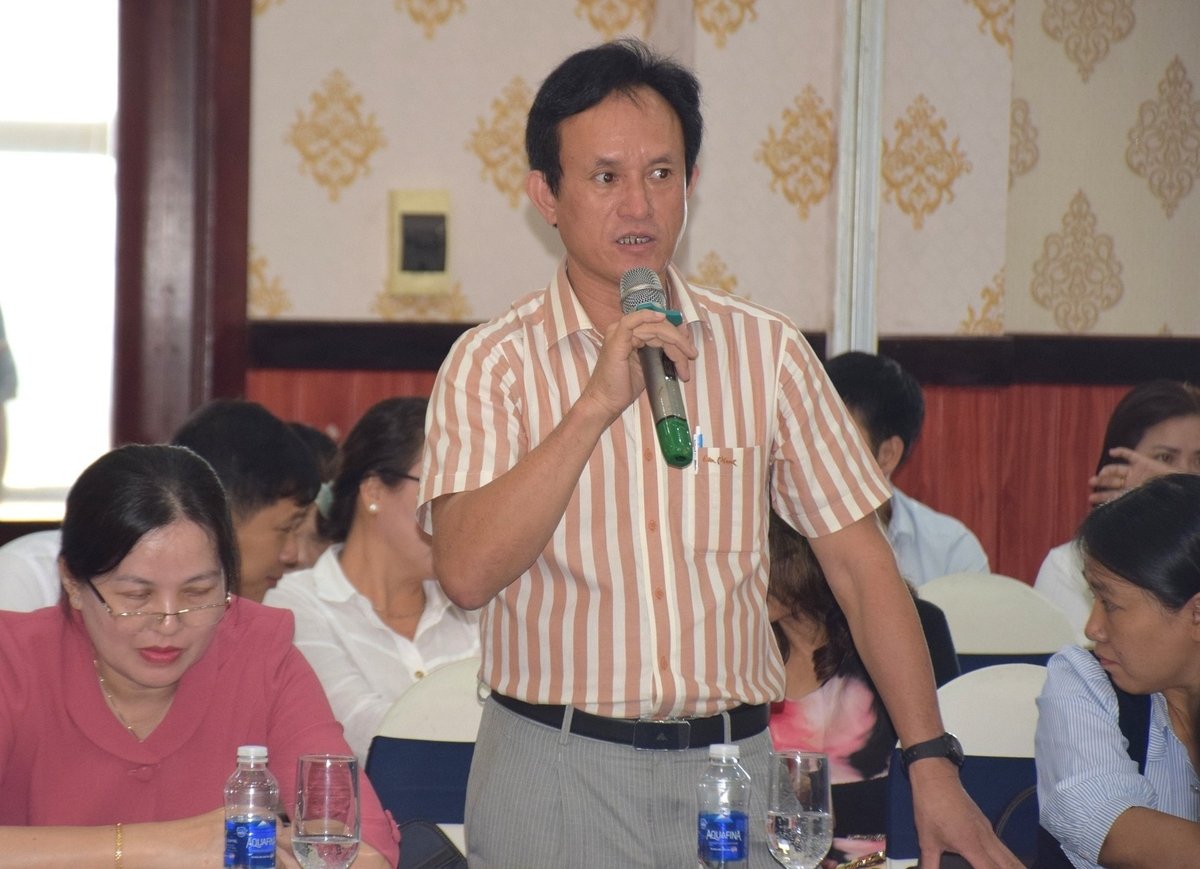 Ông Đoàn Ngọc Có, Phó Giám đốc Sở Nông nghiệp và Môi trường Gia Lai phát biểu tại hội nghị. Ảnh: V.Đ.T. Ông Đoàn Ngọc Có, Phó Giám đốc Sở Nông nghiệp và Môi trường Gia Lai phát biểu tại hội nghị. Ảnh: V.Đ.T.