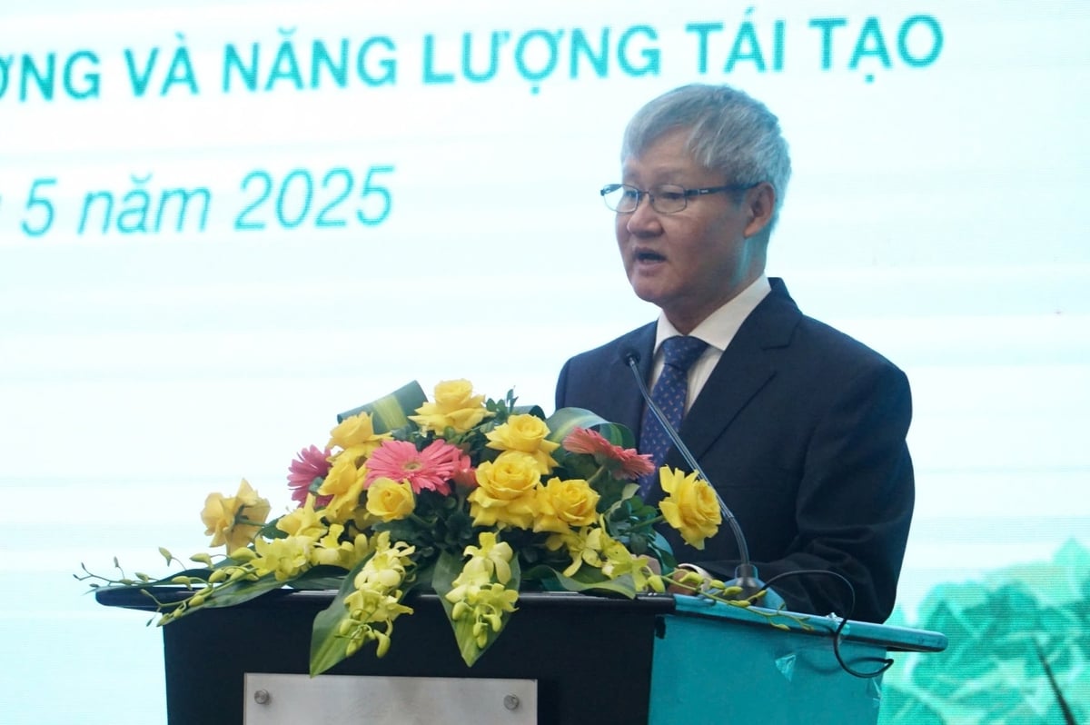 Phó Chủ tịch VCCI Võ Tân Thành khẳng định chuyển đổi xanh là một trong những trọng tâm hành động của VCCI. Ảnh: Lan Anh. Phó Chủ tịch VCCI Võ Tân Thành khẳng định chuyển đổi xanh là một trong những trọng tâm hành động của VCCI. Ảnh: Lan Anh.