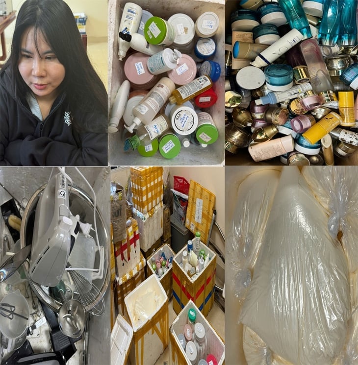 Nguyễn Thị Dung và tang vật vụ án. Ảnh: Công an Thanh Hóa Nguyễn Thị Dung và tang vật vụ án. Ảnh: Công an Thanh Hóa