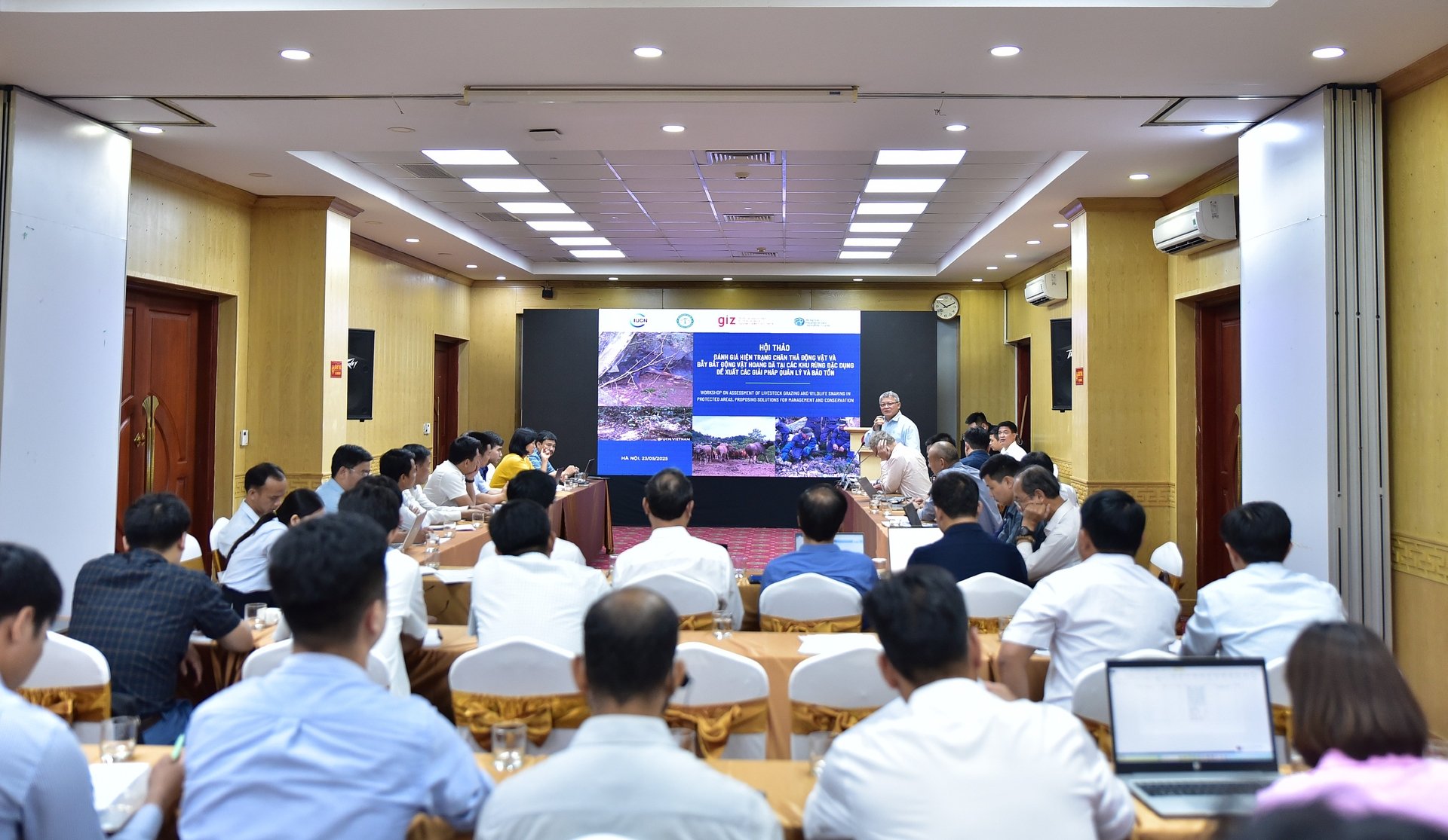 Ông Đoàn Hoài Nam, Phó Cục trưởng Cục Lâm nghiệp và Kiểm lâm, phát biểu tại Hội thảo. Ảnh: Kiều Chi. Ông Đoàn Hoài Nam, Phó Cục trưởng Cục Lâm nghiệp và Kiểm lâm, phát biểu tại Hội thảo. Ảnh: Kiều Chi.