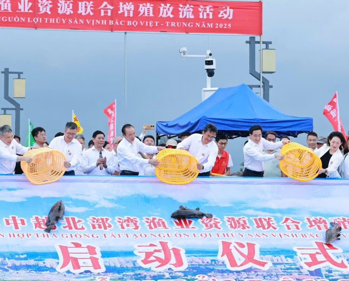 Việc phối hợp với Trung ương Giáo hội Phật giáo Việt Nam đã góp phần huy động được nguồn kinh phí xã hội hóa để đẩy mạnh công tác thả giống tái tạo nguồn lợi thủy sản. Ảnh: ICD. Việc phối hợp với Trung ương Giáo hội Phật giáo Việt Nam đã góp phần huy động được nguồn kinh phí xã hội hóa để đẩy mạnh công tác thả giống tái tạo nguồn lợi thủy sản. Ảnh: ICD.