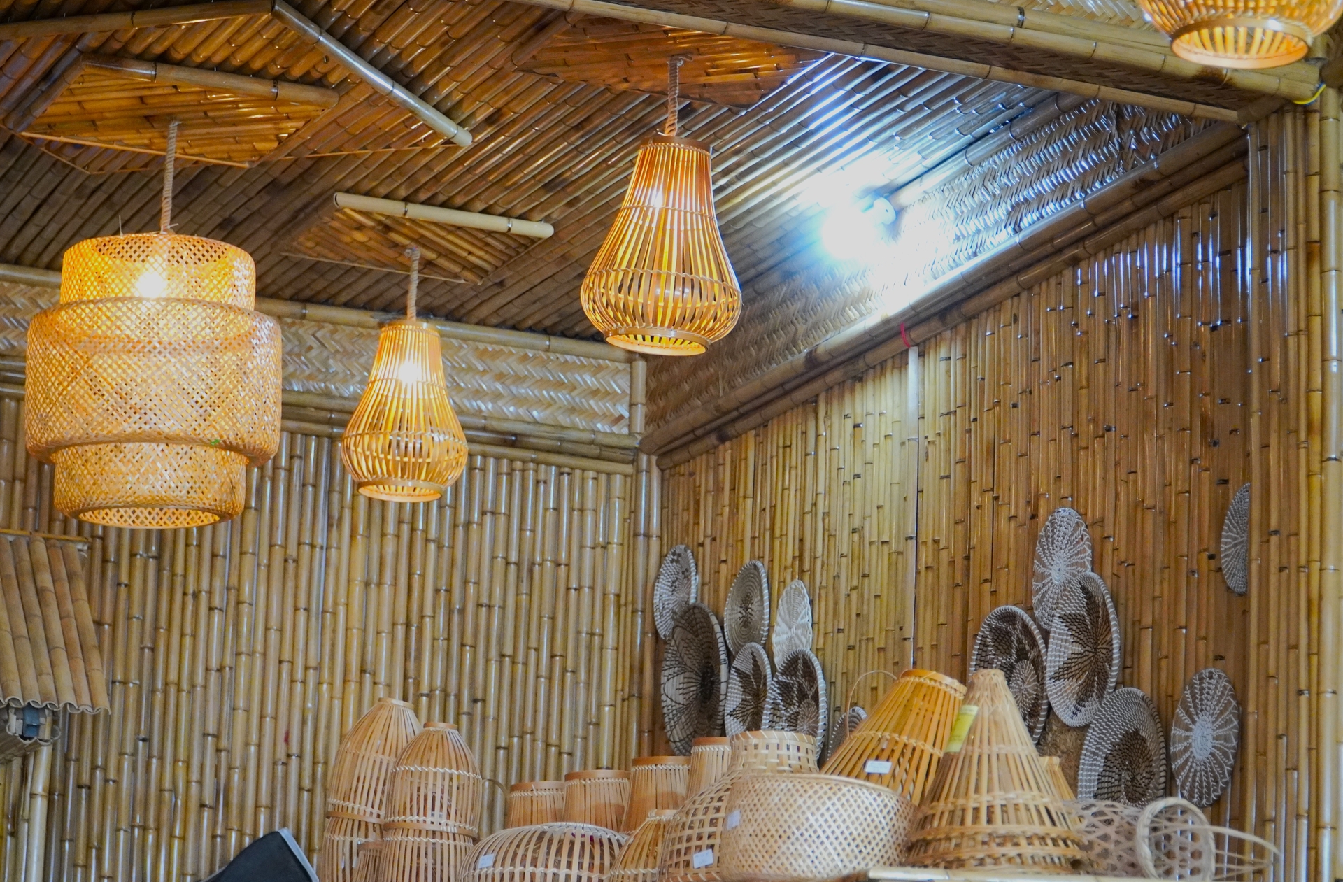The Thuy Tuyet Bamboo and Rattan Handicraft Cooperative has now established three facilities to showcase and sell craft village products, store goods, and offer hands-on product-making experiences. Photo: Kim Anh.