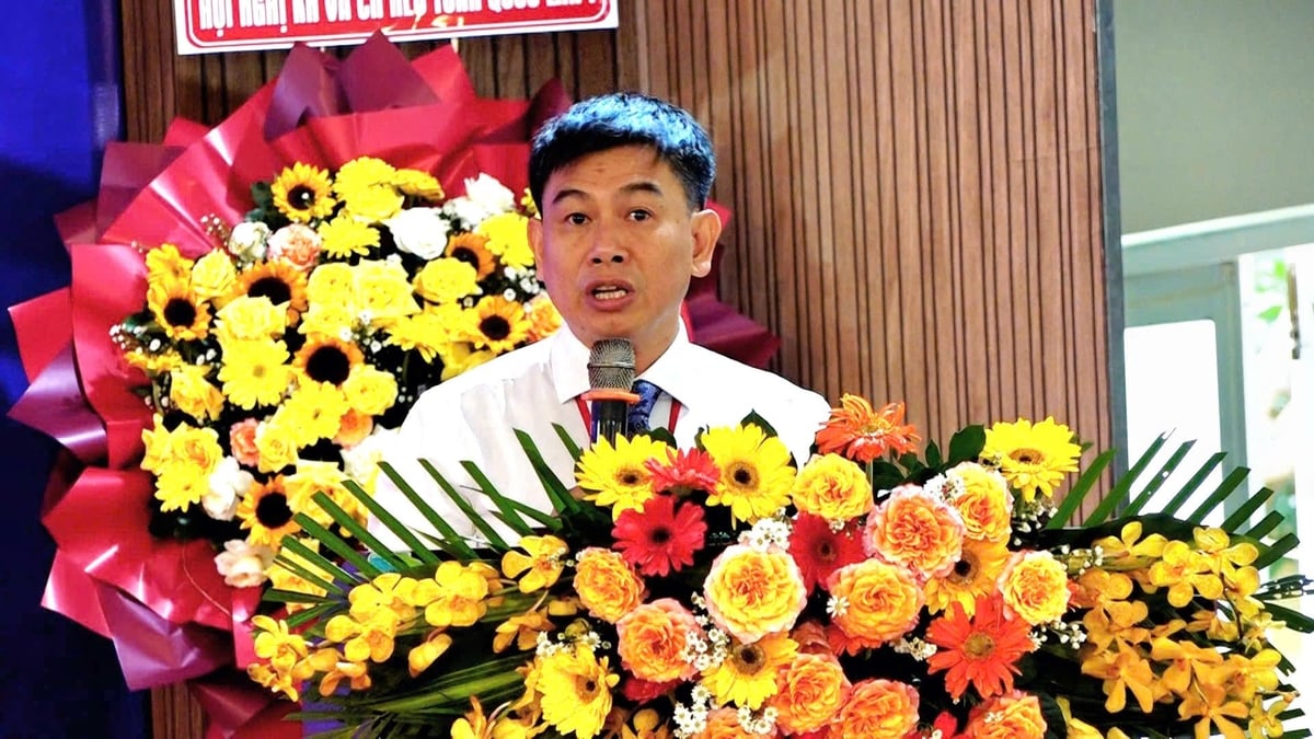 PGS.TS Đỗ Võ Anh Khoa, Cố vấn cấp cao Phân hiệu Trường Đại học Lâm nghiệp, tỉnh Đồng Nai phát biểu khai mạc Hội nghị. Ảnh: Minh Sáng. PGS.TS Đỗ Võ Anh Khoa, Cố vấn cấp cao Phân hiệu Trường Đại học Lâm nghiệp, tỉnh Đồng Nai phát biểu khai mạc Hội nghị. Ảnh: Minh Sáng.