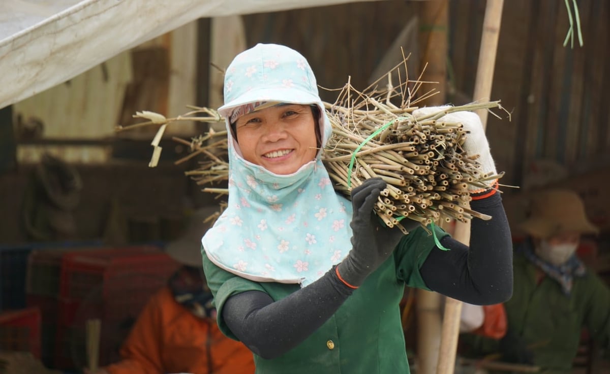 Tre là nguyên liệu chính để tạo ra các sản phẩm đồ gia dụng an toàn, thân thiện với môi trường. Ảnh: QT. Tre là nguyên liệu chính để tạo ra các sản phẩm đồ gia dụng an toàn, thân thiện với môi trường. Ảnh: QT.