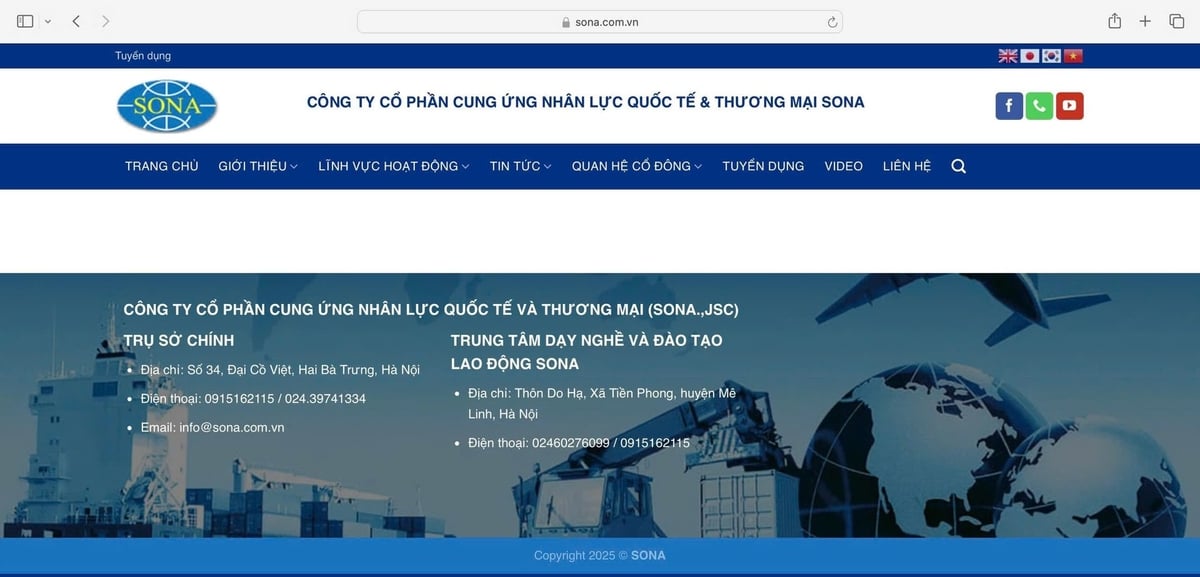 Bộ Công an xác định Công ty Sona đã ép buộc người đi xuất khẩu lao động phải nộp thêm các khoản phí trái quy định. Ảnh: Cao Sơn. Bộ Công an xác định Công ty Sona đã ép buộc người đi xuất khẩu lao động phải nộp thêm các khoản phí trái quy định. Ảnh: Cao Sơn.