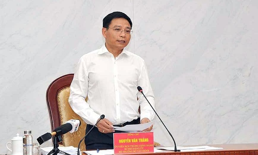 Bộ trưởng Nguyễn Văn Thắng: Xử lý tài sản công sau sáp nhập là cơ hội để khơi thông điểm nghẽn thể chế. Ảnh: MOF. Bộ trưởng Nguyễn Văn Thắng: Xử lý tài sản công sau sáp nhập là cơ hội để khơi thông điểm nghẽn thể chế. Ảnh: MOF.