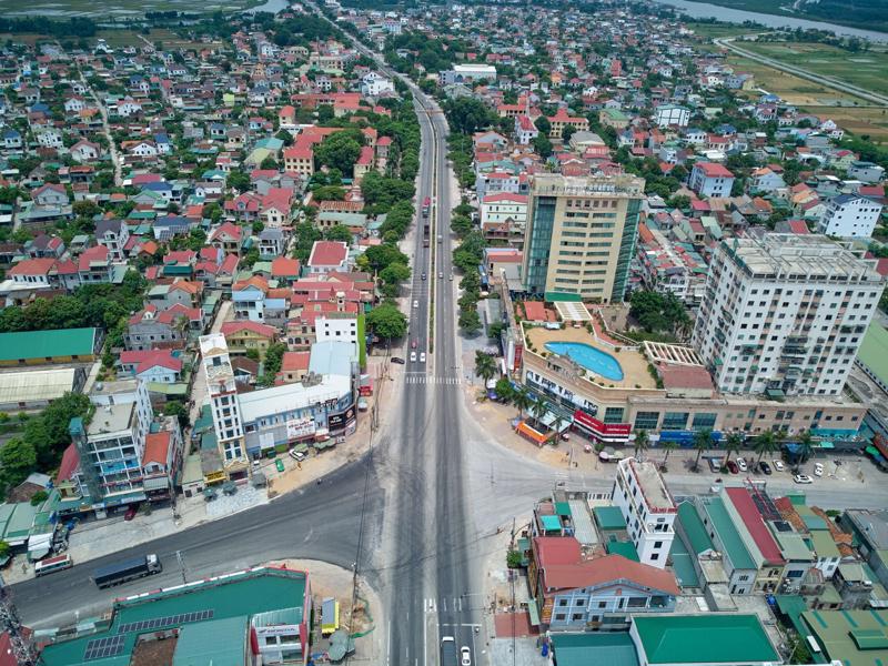 Diễn Châu, vùng đất ven biển, đang vươn mình thừa hưởng trọn lợi thế hạ tầng. Ảnh: Thu Nga.