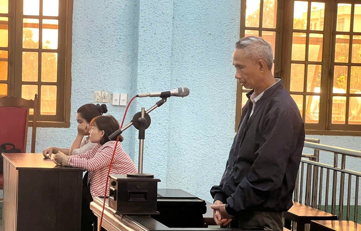 Bị cáo Ngô Thanh Thí tại phiên tòa. Ảnh: Đăng Lâm. Bị cáo Ngô Thanh Thí tại phiên tòa. Ảnh: Đăng Lâm.