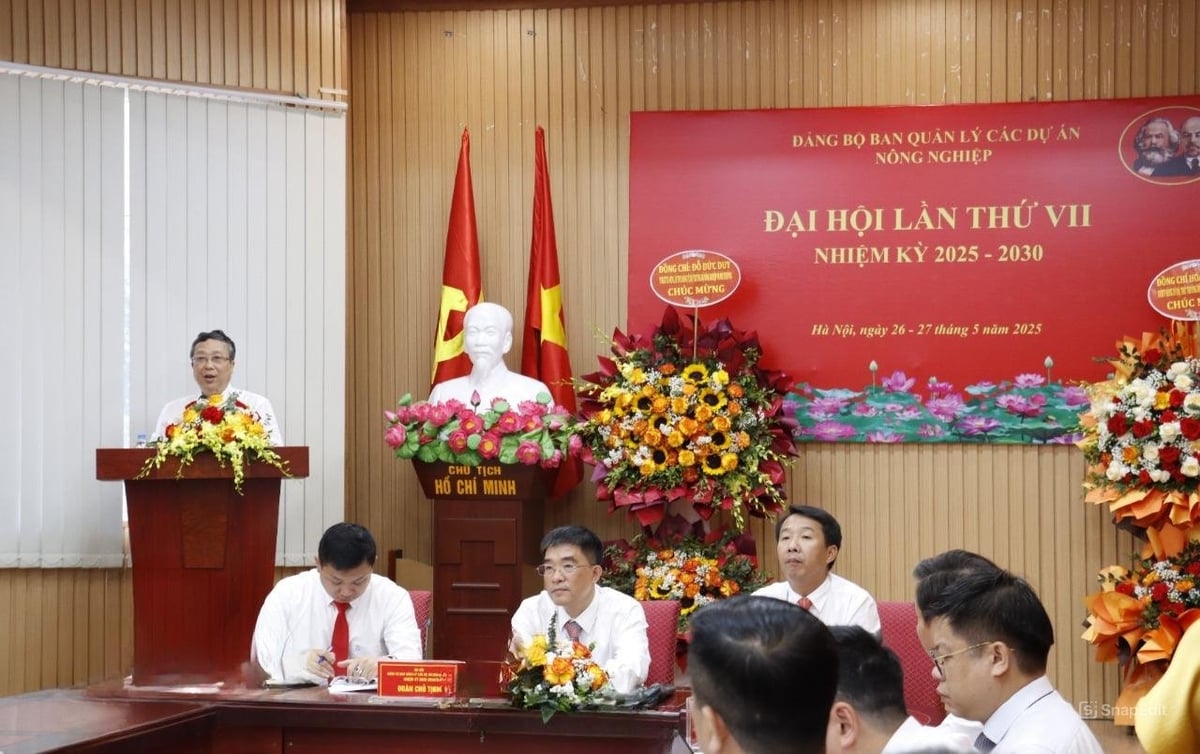 Đồng chí Hoàng Trung, Ủy viên Ban Thường vụ Đảng ủy, Thứ trưởng Bộ NN-MT dự và chỉ đạo Đại hội. Tham dự Đại hội có đồng chí Nguyễn Văn Trường, Phó Chủ nhiệm Thường trực Ủy ban Kiểm tra Đảng ủy Bộ; đồng chí Nguyễn Quốc Toản, Chánh Văn phòng Đảng ủy Bộ; đồng chí Trần Thế Công, Phó Vụ trưởng Vụ Hợp tác quốc tế, cùng toàn thể đảng viên trong Đảng bộ Ban Quản lý các dự án Nông nghiệp. Ảnh: Nguyễn Thủy. Đồng chí Hoàng Trung, Ủy viên Ban Thường vụ Đảng ủy, Thứ trưởng Bộ NN-MT dự và chỉ đạo Đại hội. Tham dự Đại hội có đồng chí Nguyễn Văn Trường, Phó Chủ nhiệm Thường trực Ủy ban Kiểm tra Đảng ủy Bộ; đồng chí Nguyễn Quốc Toản, Chánh Văn phòng Đảng ủy Bộ; đồng chí Trần Thế Công, Phó Vụ trưởng Vụ Hợp tác quốc tế, cùng toàn thể đảng viên trong Đảng bộ Ban Quản lý các dự án Nông nghiệp. Ảnh: Nguyễn Thủy.