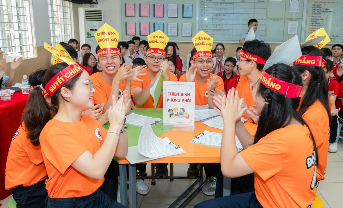 Những Chiến binh không khói của trường THCS Nguyễn Trãi. Ảnh: Trường THCS Nguyễn Trãi. Những Chiến binh không khói của trường THCS Nguyễn Trãi. Ảnh: Trường THCS Nguyễn Trãi.