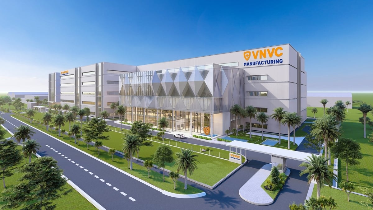 Thiết kế phối cảnh của nhà máy. Ảnh: VNVC. Thiết kế phối cảnh của nhà máy. Ảnh: VNVC.