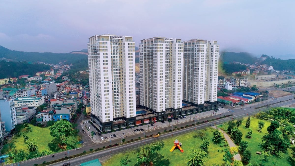 Khu đô thị Cái Dăm tọa lạc trên trục đường huyết mạch của khu du lịch Bãi Cháy. Ảnh: Huyền Vũ. Khu đô thị Cái Dăm tọa lạc trên trục đường huyết mạch của khu du lịch Bãi Cháy. Ảnh: Huyền Vũ.