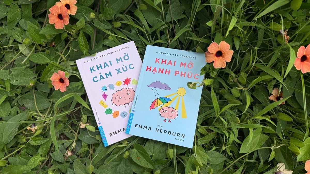 Bộ sách 'Khai mở cảm xúc' và 'Khai mở hạnh phúc'. Bộ sách 'Khai mở cảm xúc' và 'Khai mở hạnh phúc'.