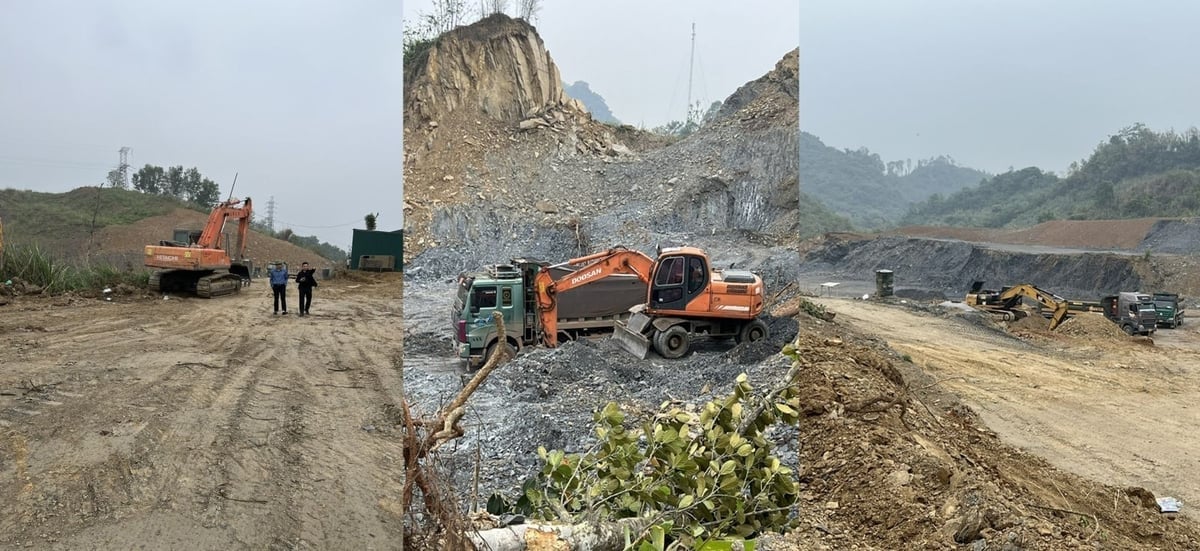 Khu vực đồi Cánh Chim trước đó bị bắt quả tang khai thác đất trái phép. Ảnh: Công an tỉnh Thanh Hóa Khu vực đồi Cánh Chim trước đó bị bắt quả tang khai thác đất trái phép. Ảnh: Công an tỉnh Thanh Hóa