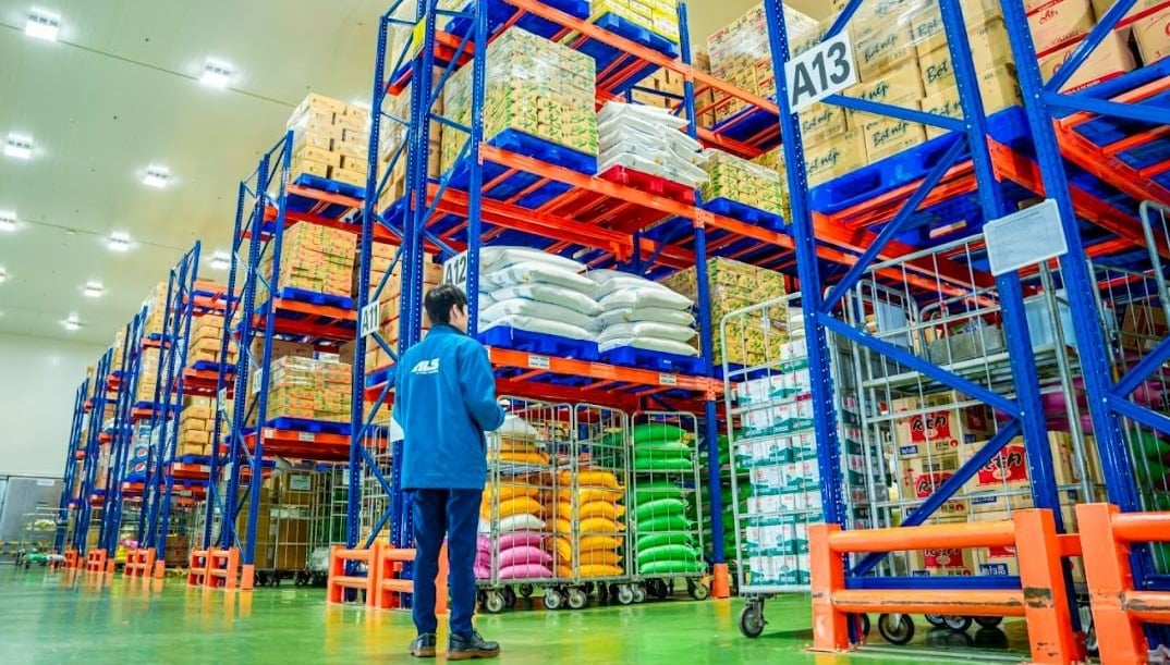 Một kho lạnh bảo quản nông sản trong trung tâm logistics. Ảnh: ALS. Một kho lạnh bảo quản nông sản trong trung tâm logistics. Ảnh: ALS.