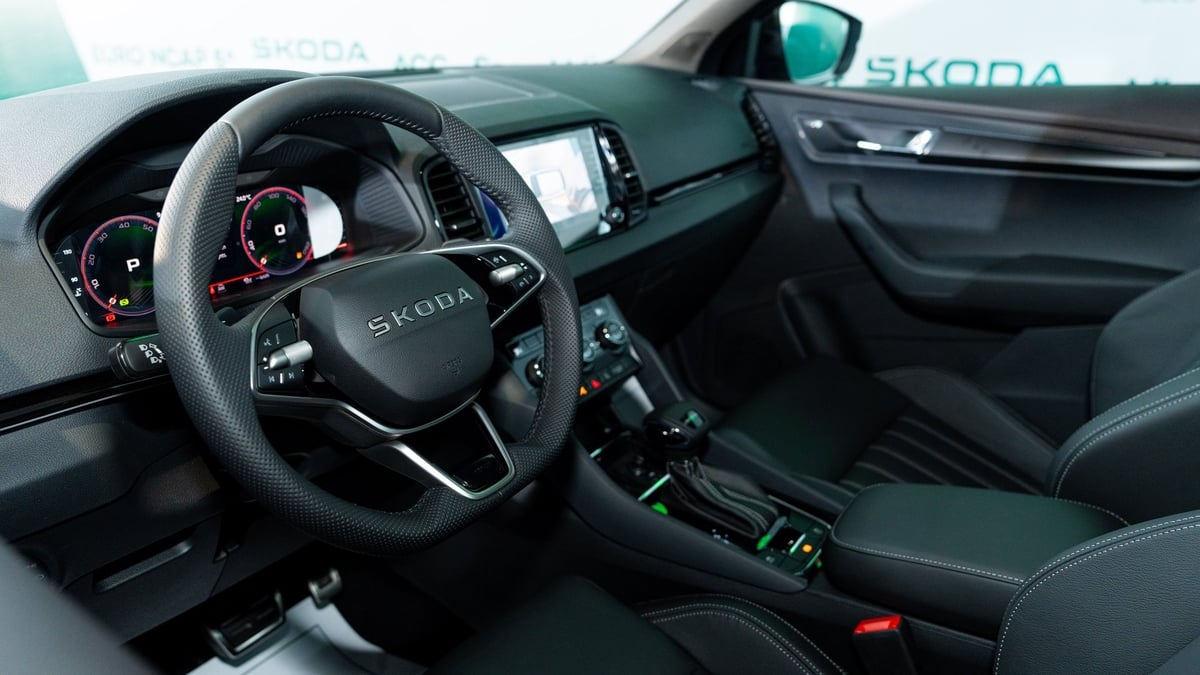Nội thất trẻ trung và năng động. Ảnh: Skoda Việt Nam. Nội thất trẻ trung và năng động. Ảnh: Skoda Việt Nam.