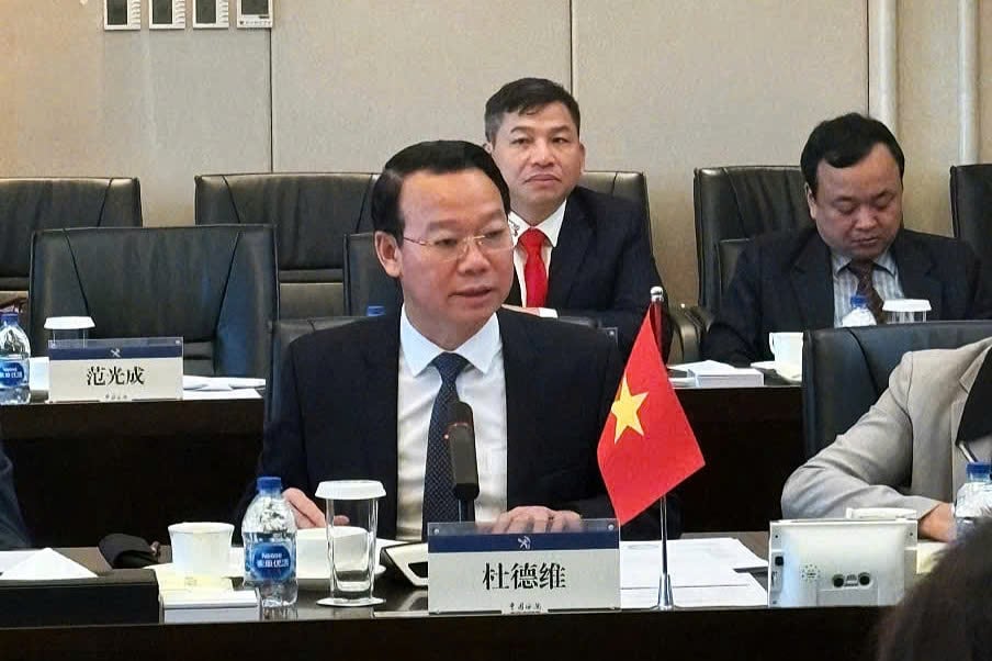 Bộ trưởng Đỗ Đức Duy tại buổi Hội đàm. Ảnh: ICC. Bộ trưởng Đỗ Đức Duy tại buổi Hội đàm. Ảnh: ICC.