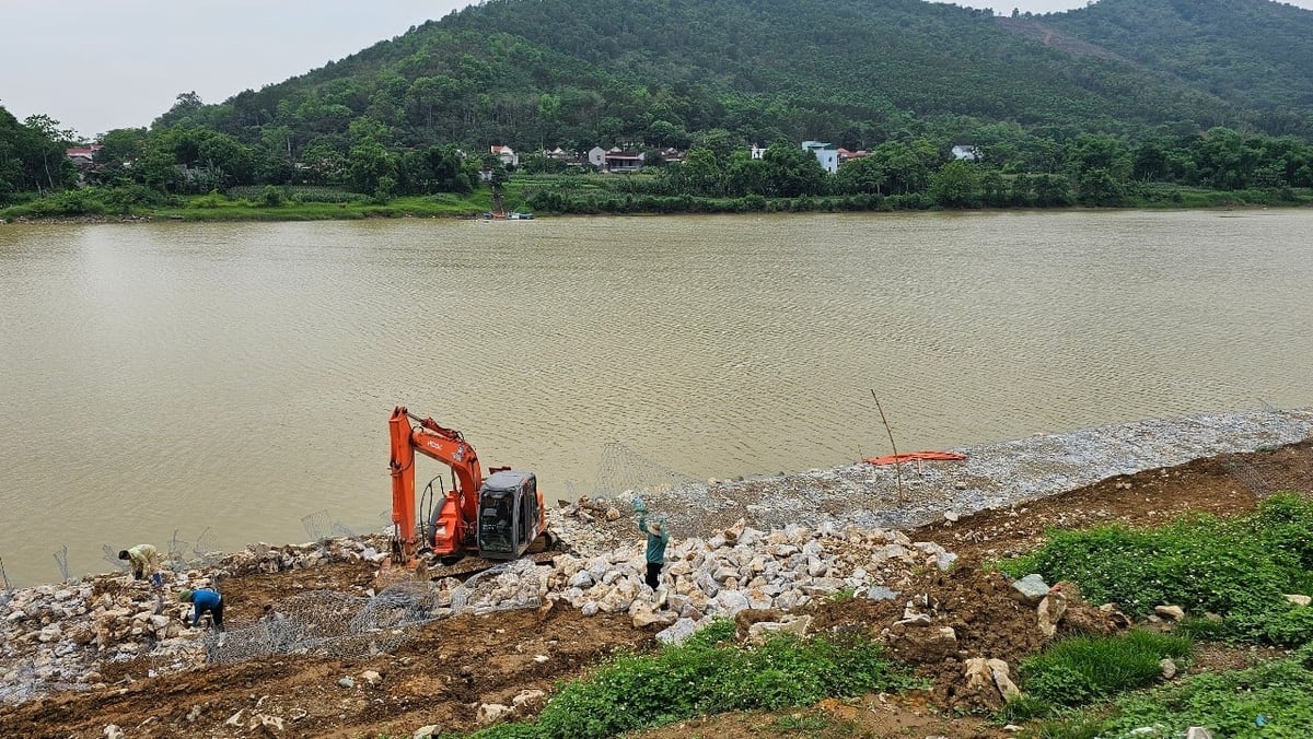 Một số công trình phòng chống thiên tai tại tỉnh Thanh Hóa đang được gấp rút hoàn thiện. Ảnh: Quốc Toản. Một số công trình phòng chống thiên tai tại tỉnh Thanh Hóa đang được gấp rút hoàn thiện. Ảnh: Quốc Toản.